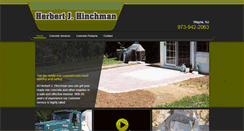 Desktop Screenshot of hinchmanconcrete.net